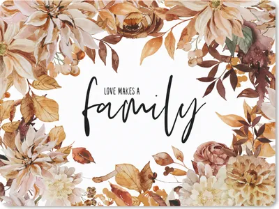 Produktbild von MuchoWow® Mauspad Mousepad Zitate - Liebe macht eine Familie - Sprichwörter - Familie 23x19 cm - Mousepads - Maus Mat - Pad - Mausunterlage - Schreibtischunterlage - Mauspad