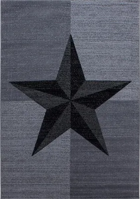 Produktbild von Kurzflor Teppich PLUS Grau 160 cm x 230 cm