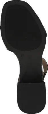Produktbild von Caprice Damen Sandale Leder Blockabsatz Klettverschluss 9-28202-42, Größe:36 EU, Farbe:Schwarz