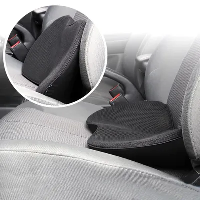Sitzerhöhung Auto aus Memoryschaum, ergonomisches Lendenkissen