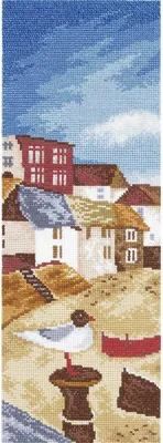 Productafbeelding van RTO Kruisstikset "In de baai" M388, telpatroon, 14x39 cm