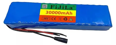 Produktbild von 36V 30Ah Li-Ionen Akku 10S3P 500W Batteriepacksatz mit Ladegerät für E-Bike & E-Scooter 18650 Zellen Hochleistungsakku, XT30 + JST Stecker