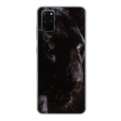 Produktbild von MuchoWow® Handyhülle Schutzhülle Hülle für Samsung Galaxy S20 Plus Panther - Tier - Schwarz Silikon Softcase Handy Hülle - Hartschale