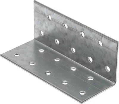Produktbild von Eckwinkel Winkel 40x40x100x2mm - 10 Stück - Winkelverbinder Stahl verzinkt