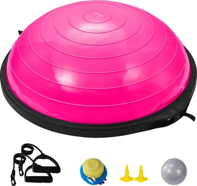 Productafbeelding van Gymnastiekbal, fitnessbal, sportbal, yogabal, 66 cm, halfroze, voor balans