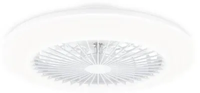 Produktbild von Philips Amigo Deckenventilator 20 W + 40 W, weißes Licht, 49 cm Durchmesser, mit Fernbedienung, weiß