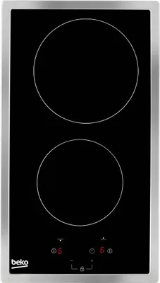 Obrázok produktu pre Beko HDMC32400TX, Nerezová oceľ, Vstavaný, 30 cm, Keramický, Sklokeramická, 2 zone(s)