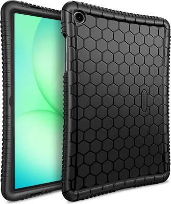 Produktbild von Fintie Hülle für Samsung Galaxy Tab A11+ Plus 11" 2025 / Tab A9+ Plus 11 Zoll 2023 Tablet, Leichte rutschfeste Stoßfeste Silikon Schutzhülle, Schwarz
