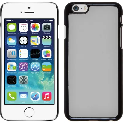 Produktbild von PhoneNatic Case kompatibel mit Apple iPhone 6s / 6 - Hülle weiß Lederoptik Hard-case + 2 Schutzfolien