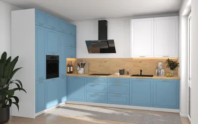 Produktbild von L-Form Küchenzeile BARI Einbauküche 202x247cm Farbe & Ausführung wählbar HETTICH InnoTech Atira Vollauszug