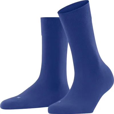 Produktbild von FALKE Damen Socken - Sensitive London, Kurzsocken, einfarbig Blau 39-42