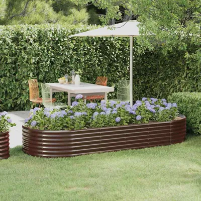 Immagine prodotto di VIDAXL -Planungsbox 249x100x36 cm Pulver -Stahlbraun