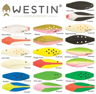 Produktbild von Westin D360° Meerforellenblinker , Länge / Gewicht:5.5cm / 10g, Farbe:Silver Albino