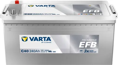 Produktbild von VARTA C40 ProMotive EFB 12V 240Ah 1200A – 740500120