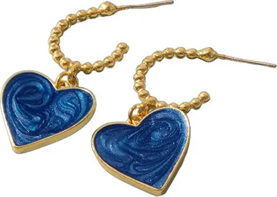 Produktbild von RE-27537 Ohrringe in Gold/Blau – Stilvoll &  KP27537