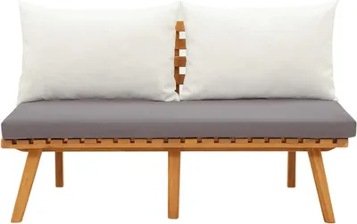 Obrázok produktu pre vidaXL Záhradná lavička s vankúšom 115 cm z masívneho dreva Akácia