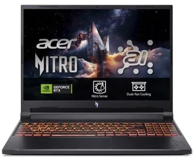 Produktbild von Acer Nitro V 16 AI ANV16-42-R8N1, AMD Ryzen™ 7, 3,8 GHz, 40,6 cm (16"), 1920 x 1200 Pixel, 32 GB, 1 TB