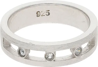 Produktbild von JuwelmaLux Ring 925/000 Sterling Silber mit synth. Zirkonia JL30-07-2622