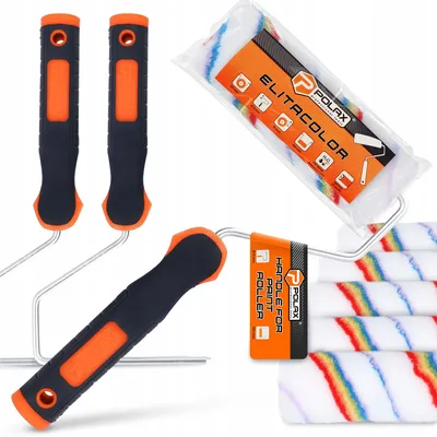 Produktbild von Polax Elitacolor Malerrollen Set 15 cm für Farben