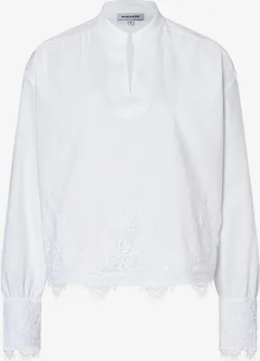 Produktbild von MORE & MORE Lace Detail Poplin B 0010 white 40