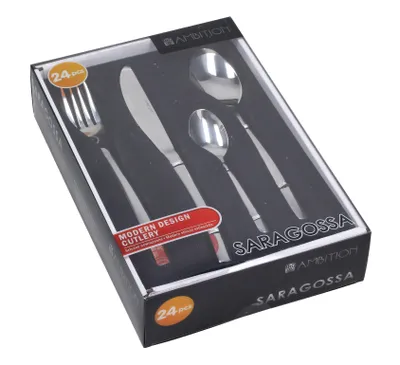 Produktbild von Besteckset 24-teilig für 6 Personen Besteck Tafelbesteck Essbesteck