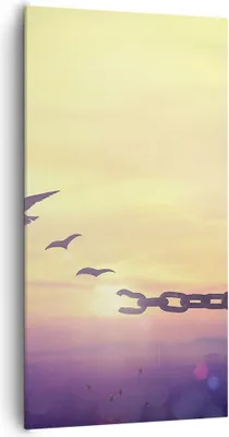 Produktbild von Bild auf Leinwand - Leinwandbild - Vogel Natur Wiese - 65x120cm - Wand Bild - Wanddeko - Wandbilder - Leinwanddruck - Bilder - Kunstdruck - Wanddekoration - Leinwand bilder - Wandkunst - PA65x120-3917