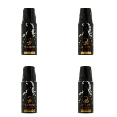 Produktbild von Scorpio Noir Absolu  Deodorant pour homme 4*150ml