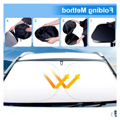 Produktbild von Faltbare Sonnenblende für die Frontscheibe, Sonnenschutz für Autos