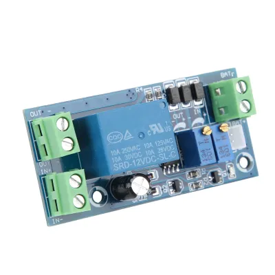 Image de Carte de protection de la batterie, module d'interrupteur de sous-tension, module de protection contre la surcharge, module de contrôle de la batterie au lithium, carte de protection de la batterie au lithium DC12V, module de contrôle de la charge
