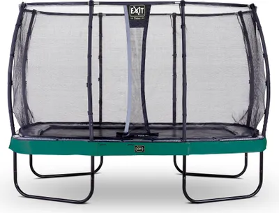 Zdjęcie produktu dla EXIT Elegant Premium Trampolina 244x427cm, z Siatka, Prostokątna, Zielony
