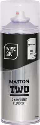 Produktbild von Maston 2K Sprühlack - Transparente Beschichtung - Hochglanz - 400 ml