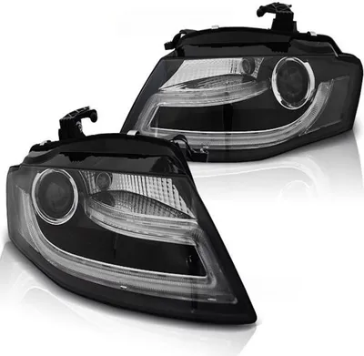 Produktbild von Xenon Scheinwerfer DRL LED Tagfahrlicht passend für Audi A4 B8 8K Bj. 08-11 Schwarz LTI