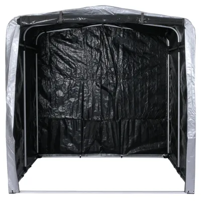 Image de Abri de jardin HWC-N61, abri de jardin abri de jardin, alu protection UV imperméable, 201x201x201cm ~ argent