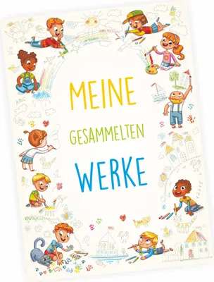 Produktbild von A4 Sammelmappe "Meine gesammelten Werke" Kinder malen