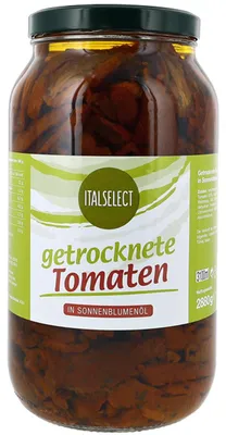 Image de Italselect tomates séchées à l'huile de tournesol fine 2880g
