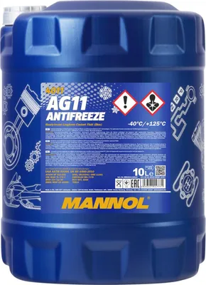 Produktbild von MANNOL Antifreeze AG11 (- 40°C) Blau, 10L