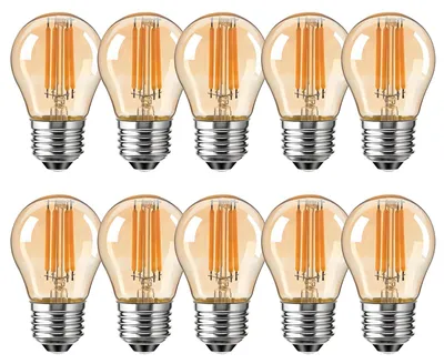LED-Lampe G45 Retro 4W 2700K E27 400lm warmweiß 10er-Pack