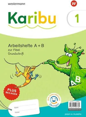 Image de Karibu. Paket Arbeitshefte 1 (A+B) Grundschrift mit interaktiven Übungen zur Fibel Ausleihe plus Beilagen 1b