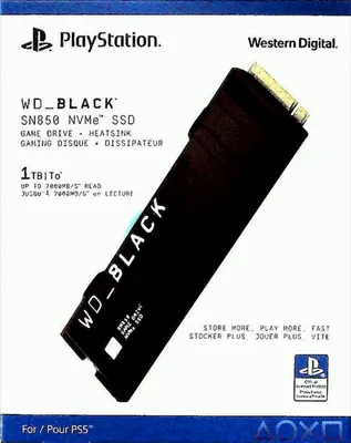 Image de SSD NVMe WD Black SN850P pour PS5 1 To