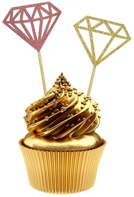 Immagine prodotto di Stuzzicadenti "Diamanten" della Pickers, confezione da 6 pezzi, ideali per festeggiare un compleanno.
