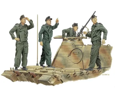 Image de Dragon 1:35 Attention, JABO ! Équipage de char (France, 1944)