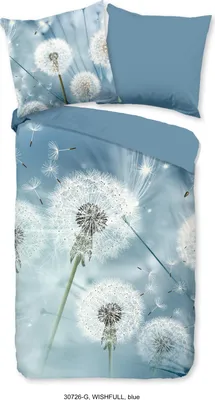 Produktbild von Muller Textil Bettwäsche, 100% Baumwolle, 135x200 cm, Löwenzahn, Multi, mit Reißverschluss, 2-teiliges Set, Öko-Tex Standard 100, Faltstoffstreifen am Fußende