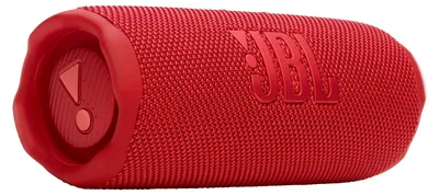 Produktbild von JBL Flip 7 Bluetooth-Lautsprecher Rot – 2-Way, 25 W, kompakt (18,25×6,95×7,15 cm)