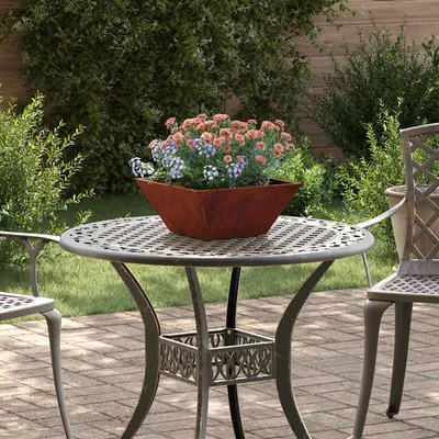 Produktbild von vidaXL Garten-Pflanzgefäß 5 Stk. Rostig 35 x 35 x 15 cm