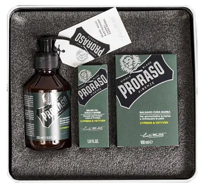 Immagine prodotto di Proraso Set per la cura della barba Cipresso e Vetiver Verde 900g