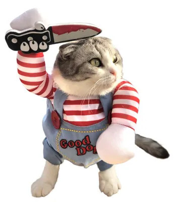 Produktbild von Gruseliges Hundekostüm, Haustier-Halloweenkleidung, Katzen-Cosplay-Partykostüm, lustiges Hundekostüm für kleine bis große Hunde