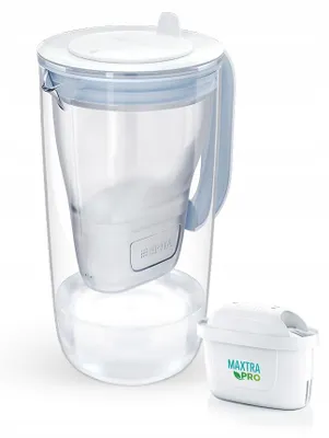 Zdjęcie produktu dla Brita Glass, dzbanek szklany 2,5L - filtr Maxtra Pro Pure, czysty, model 1050452, wymiary: 19,3 x 27,7 x [brak wymiaru]