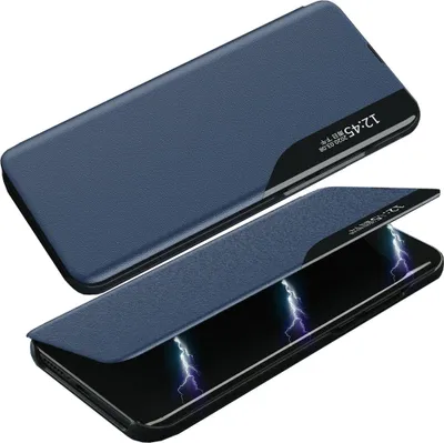 Immagine prodotto di Custodia In Ecopelle View Case Elegante Con Patta E Supporto Samsung Galaxy A22 4G Blu