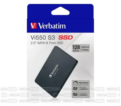 Obrázek produktu pro Verbatim Vi550, 128 GB, 2.5", 520 MB/s, 6 Gbit/s