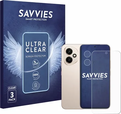 Produktbild von 6x Für Honor 400 (Display+Kamera) Schutzfolie Savvies Displayschutz Display Schutz Folie Klar Transparent